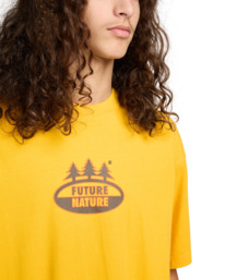 4 Three Pines - Maglietta a maniche corte da Uomo Yellow ELYZT00591 Element