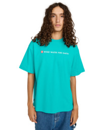 2 Substance - Short Sleeve T-Shirt for Men Blue ELYZT00592 Element