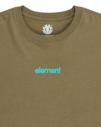 2 Lowcase Bp - Camiseta de manga corta para hombre Verde ELYZT00594 Element