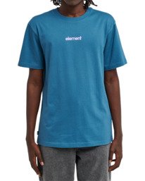 2 Lowcase Bp - Short Sleeve T-Shirt for Men Blue ELYZT00594 Element