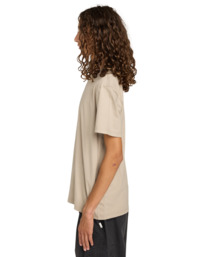 3 Lowcase Bp - T-Shirt à manches courtes pour Homme Beige ELYZT00594 Element