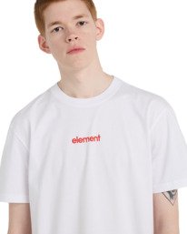 4 Lowcase Bp - Short Sleeve T-Shirt for Men White ELYZT00594 Element