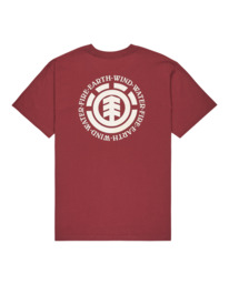1 Seal Bp - Short Sleeve T-Shirt for Men Red ELYZT00596 Element