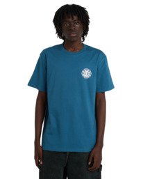 2 Seal Bp - Short Sleeve T-Shirt for Men Blue ELYZT00596 Element