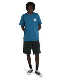 5 Seal Bp - Short Sleeve T-Shirt for Men Blue ELYZT00596 Element