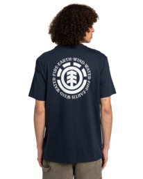 6 Seal Bp - Camiseta de manga corta para hombre Azul ELYZT00596 Element