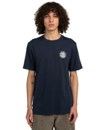2 Seal Bp - Camiseta de manga corta para hombre Azul ELYZT00596 Element
