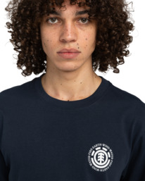 3 Seal Bp - Camiseta de manga corta para hombre Azul ELYZT00596 Element