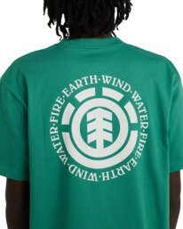 7 Seal Bp - Short Sleeve T-Shirt for Men Green ELYZT00596 Element