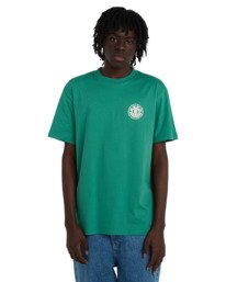 2 Seal Bp - Short Sleeve T-Shirt for Men Green ELYZT00596 Element