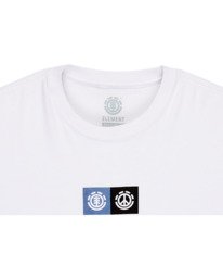2 Dual - T-Shirt à manches courtes pour Homme Blanc ELYZT00602 Element
