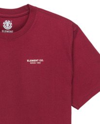 3 Element Co - Short Sleeve T-Shirt for Men Red ELYZT00603 Element