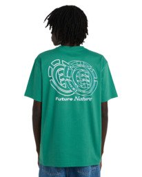 5 Future Nature - T-Shirt f&uuml;r M&auml;nner Gr&uuml;n ELYZT00613 Element