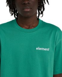 3 Future Nature - T-Shirt f&uuml;r M&auml;nner Gr&uuml;n ELYZT00613 Element