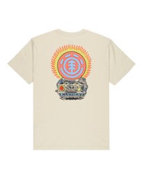 1 Fortune - Short Sleeve T-Shirt for Men Beige ELYZT00623 Element