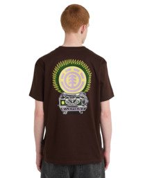 6 Fortune - T-Shirt f&uuml;r M&auml;nner Braun ELYZT00623 Element