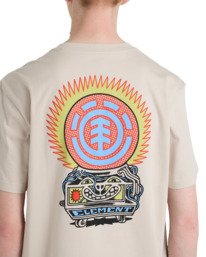 7 Fortune - Short Sleeve T-Shirt for Men Beige ELYZT00623 Element