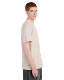 3 Fortune - Short Sleeve T-Shirt for Men Beige ELYZT00623 Element