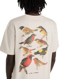 7 Orni - Short Sleeve T-Shirt for Men Beige ELYZT00626 Element