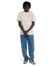 5 Orni - Short Sleeve T-Shirt for Men Beige ELYZT00626 Element