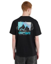 6 New Heights - Short Sleeve T-Shirt for Men Black ELYZT00627 Element