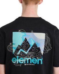 7 New Heights - Short Sleeve T-Shirt for Men Black ELYZT00627 Element