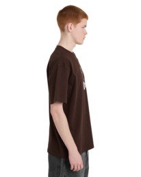 3 Keychain - Short Sleeve T-Shirt for Men Brown ELYZT00631 Element