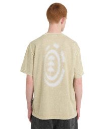7 Lab - Short Sleeve T-Shirt for Men Beige ELYZT00633 Element