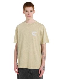 2 Lab - Short Sleeve T-Shirt for Men Beige ELYZT00633 Element