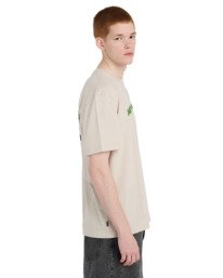 3 Triple - Short Sleeve T-Shirt for Men Beige ELYZT00642 Element