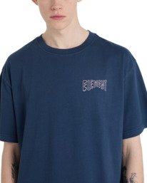 4 Topo - Short Sleeve T-Shirt for Men Blue ELYZT00647 Element