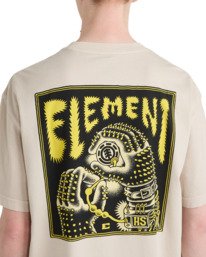 6 Topo - Short Sleeve T-Shirt for Men Beige ELYZT00647 Element