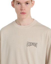 4 Topo - Short Sleeve T-Shirt for Men Beige ELYZT00647 Element