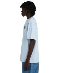 3 Horn - Short Sleeve T-Shirt for Men Blue ELYZT00649 Element