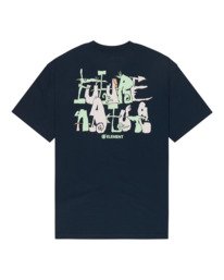 1 Mellow - Short Sleeve T-Shirt for Men Blue ELYZT00650 Element