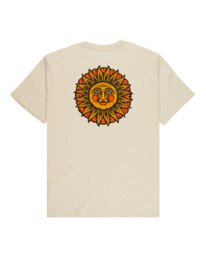 1 Timber The Light - Short Sleeve T-Shirt for Men Beige ELYZT00653 Element