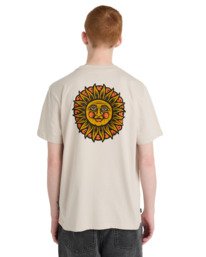 6 Timber The Light - Short Sleeve T-Shirt for Men Beige ELYZT00653 Element