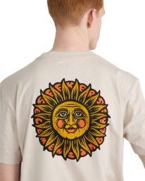 7 Timber The Light - Short Sleeve T-Shirt for Men Beige ELYZT00653 Element