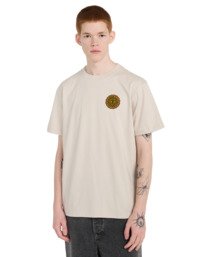 2 Timber The Light - Short Sleeve T-Shirt for Men Beige ELYZT00653 Element