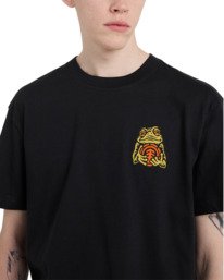 4 Timber The Frog - Short Sleeve T-Shirt for Men Black ELYZT00654 Element