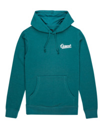 0 Script Chest - Sweat &agrave; capuche pour Homme Vert F1HOC4ELF2 Element