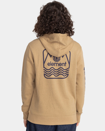 6 Peaks - Sweat à capuche pour Homme Beige F1HOC6ELF2 Element