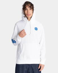 2 Peaks - Sudadera con Capucha para Hombre Blanco F1HOC6ELF2 Element
