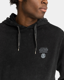 3 STAR WARS&trade; x Element Yoda - Kapuzenpulli Schwarz F1HOD7ELF2 Element