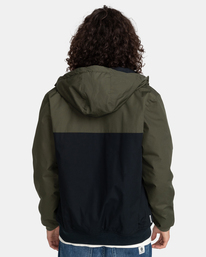 6 Wolfeboro Dulcey 2Tones - Insulated Waterproof Colourblock Jacket for Men Black F1JKE4ELF2 Element