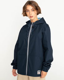 9 Element x Bob Ross Atelier Alder - Veste imperm&eacute;able Gris F1JKH9ELF2 Element
