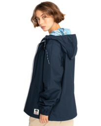 10 Element x Bob Ross Atelier Alder - Veste imperm&eacute;able Gris F1JKH9ELF2 Element