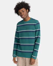 2 Illwaco - Long Sleeve Waffle Knit T-Shirt for Men Multi F1KTC1ELF2 Element