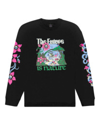 0 Future Nature - Biologisch T-shirt met lange mouw voor Heren  F1LSD6ELF2 Element