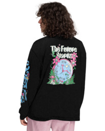 6 Future Nature - Biologisch T-shirt met lange mouw voor Heren  F1LSD6ELF2 Element